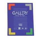 Gallery schrift, ft 16,5 x 21 cm, gelijnd, 72 bladzijden