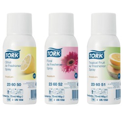 Tork navulling voor luchtverfrisser, geassorteerde geuren, systeem A1, pak van 12 stuks