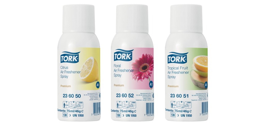 Tork refill for freshener, assorted scents, system A1, pack of 12 pieces