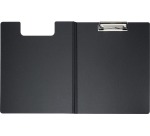 MAUL Flexx clipboard with flap A4 portrait PP black