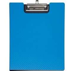 MAUL Flexx clipboard with flap A4 portrait PP blue