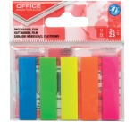 OFFICE products index, 12 x 45 mm, sachet suspendu de 5 x 25 pièces, couleurs assorties
