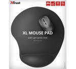 Trust BigFoot XL tapis de souris avec repose-poignet en gel, noir