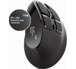 Trust souris ergonomique sans fil rechargeable Voxx, noir