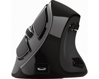 Trust oplaadbare draadloze ergonomische muis Voxx, zwart