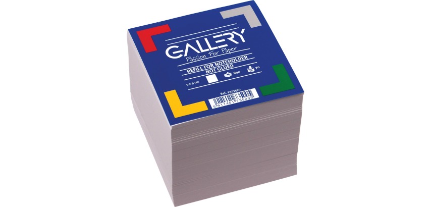 Gallery vulling memokubus, ft 9 x 9 cm, 800 blaadjes