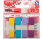 OFFICE products index, 12 x 43 mm,  geassorteerde pastelkleuren, ophangzakje van 4 x 35 tabs