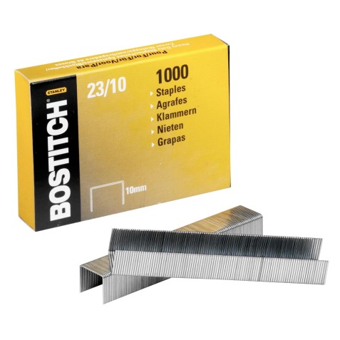 Bostitch agrafes 23-10-1M, 10 mm, pour PHD60, B310HDS, HD-23L17, 00540