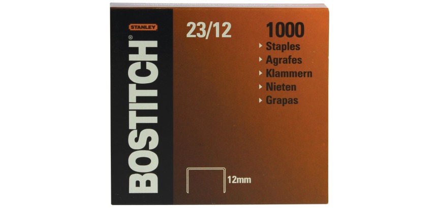 Bostitch staples 23-12-1M, 12 mm, for B310HDS, 00540, HD-23L17, HD-12F