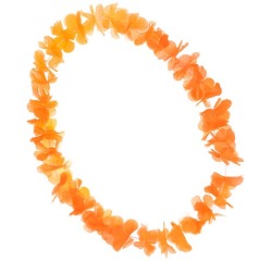 Orange Hawaiian crown