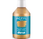 Darwi peinture Acrylique, métallisée or