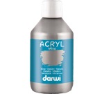 Darwi peinture Acrylique, métallisée argent