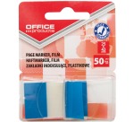 OFFICE Produkte Index, 25 x 43 mm, Blister mit 50 Stück, blau
