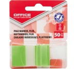 OFFICE products index, 25 x 43 mm, pack of 50 pieces, green