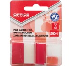 OFFICE Produkte Index, 25 x 43 mm, Blister mit 50 Stück, rot