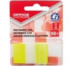 OFFICE Produkte Index, 25 x 43 mm, Blister mit 50 Stück, gelb