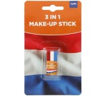 Orange stick de maquillage, rouge-blanc-bleu