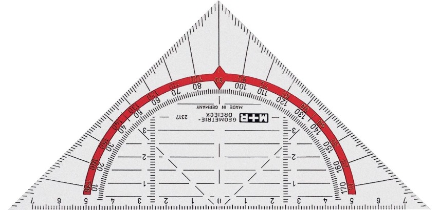 M+R Geodreieck, ft 16 cm