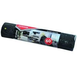 OFFICE products sac poubelle, LDPE, 25 microns, 60 litres, noir, rouleau de 10 pièces
