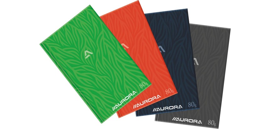 Aurora Magazijnboek, ft 21,5x33,5 cm, commercieel geruit, 192 bladzijden