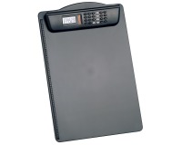 Porte-bloc MAUL A4 portrait + calculatrice noir