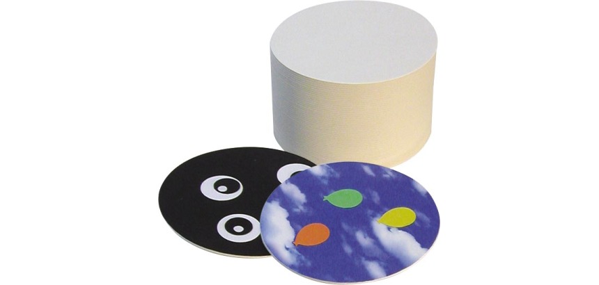 Round coaster folia