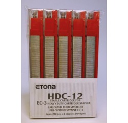 Etona cassette pour agrafeuse EC-3, capacité 56 - 80 feuilles, paquet de 5 pièces