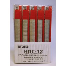 Etona cassette pour agrafeuse EC-3, capacité 56 - 80 feuilles, paquet de 5 pièces