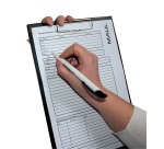 Maul plaque à pince, en PP, pour ft A4, noir