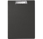Maul plaque à pince, en PP, pour ft A4, noir