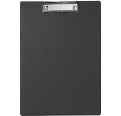 Maul plaque à pince, en PP, pour ft A4, noir