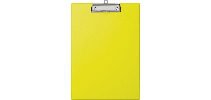 Maul Porte-bloc A4 portrait néon jaune