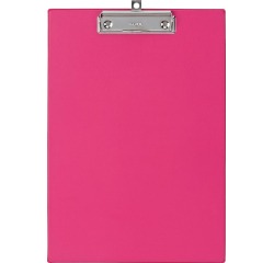 Porte-bloc MAUL A4 portrait PVC néon rose