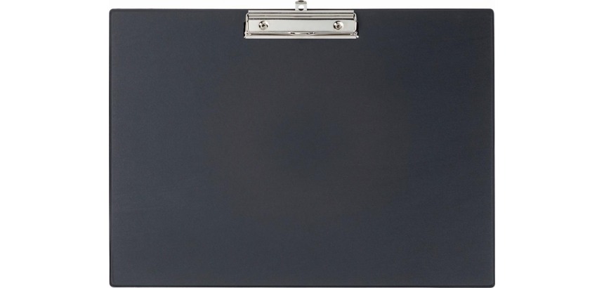 MAUL klemplaat A3 liggend zwart