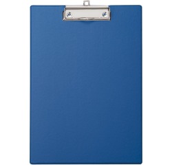 Porte-bloc MAULpoly A4 portrait film PP bleu