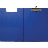 Porte-bloc à rabat MAUL A4 portrait PVC avec boucle stylo bleu