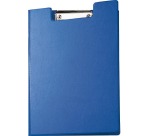 MAUL A4 Portrait Clipboard with Flap PVC with Blue Pen Loop