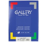 Galerie weiße Etiketten, ft 48,3 x 25,4 mm (B x H), abgerundete Ecken, 44 pro Blatt