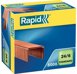 Nieten Rapid 24/6 verkoperd standaard 5000 stuks