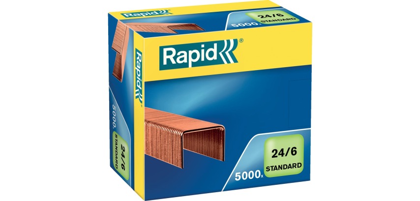 Nieten Rapid 24/6 verkoperd standaard 5000 stuks