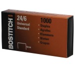 Bostitch agrafes 24-6-1MGAL, 6 mm, boîte de 1000 agrafes
