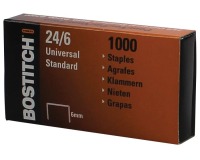Bostitch nietjes 24-6-1MGAL, 6 mm, verzinkt, doos met 1000 nietjes