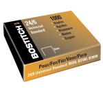 Bostitch agrafes 24-6-5MGAL, 6 mm, cuivrées, pour B440F, B660, B650, B3100, B202, B2500, B3000, B440LR...