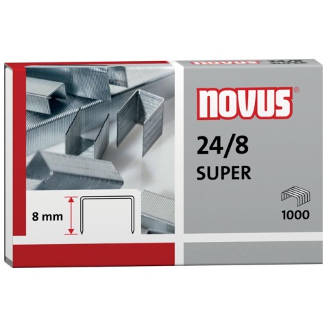 Novus agrafes 24/8, boîte de 1000 pièces