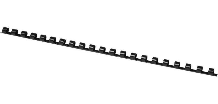 OFFICE products bindruggen, pak van 100 stuks, 8 mm, zwart