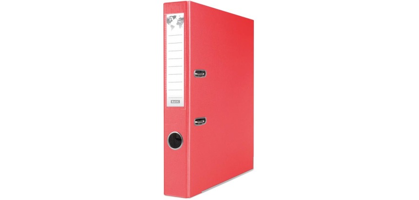 OFFICE products binder for A4, PP, spine 5 cm, red