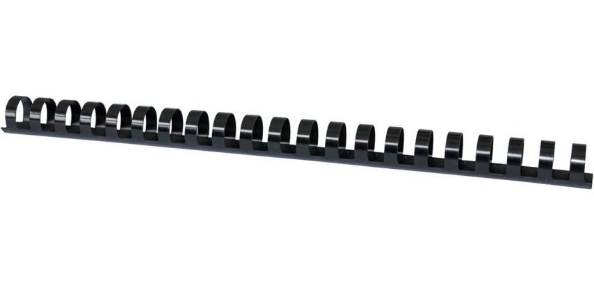 OFFICE products bindings, pack of 100 pieces, 16 mm, black
