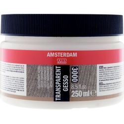 Amsterdam gesso transparant, bouteille de 250 ml