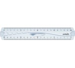 Maped Decimal Ruler Geometric Double Decimal Ruler, 20 cm