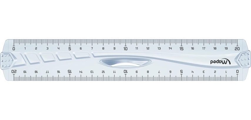 Maped Dezimeter Geometric doppelter Dezimeter, 20 cm